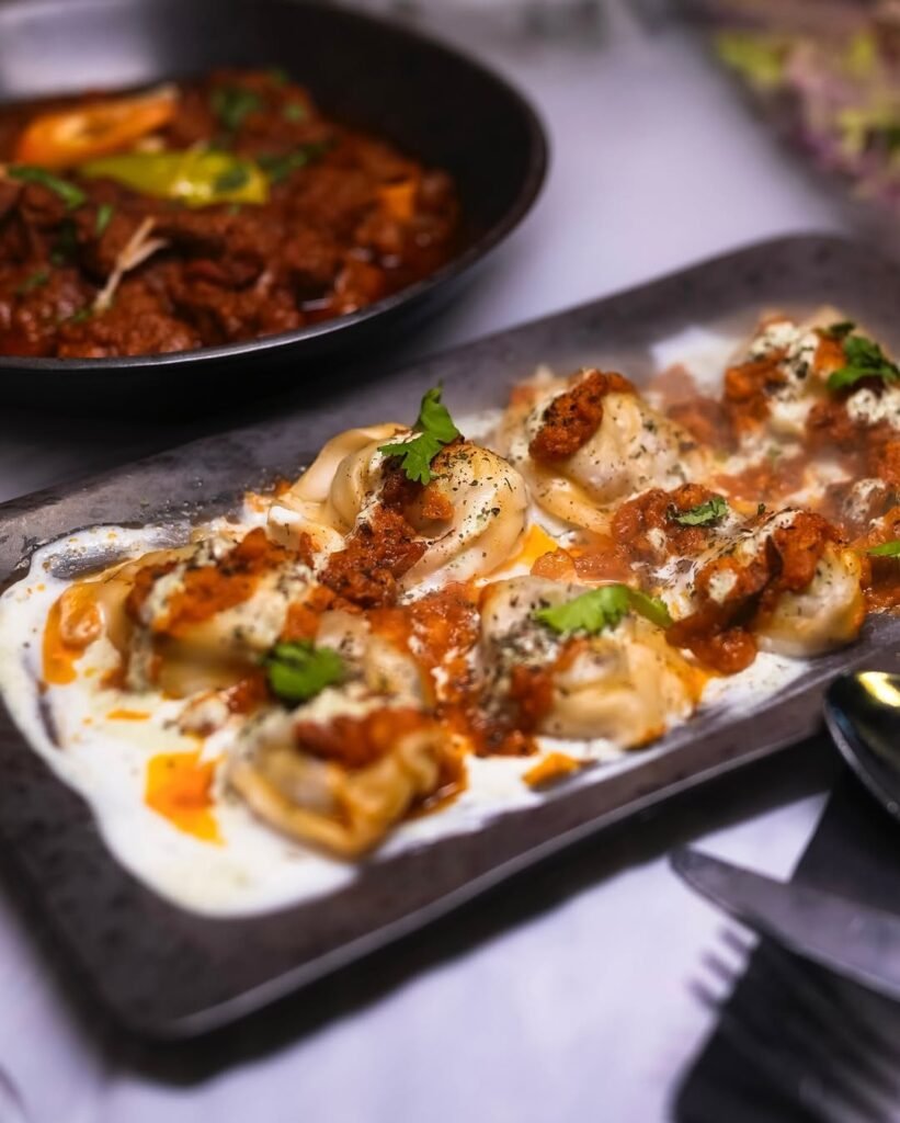 Our special homemade mantu, made just for you – full of flavour and love ❤️